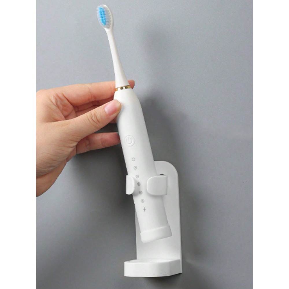 Home Essentials Bathroom Rack - 1pc No Drill Electric Toothbrush Holder,