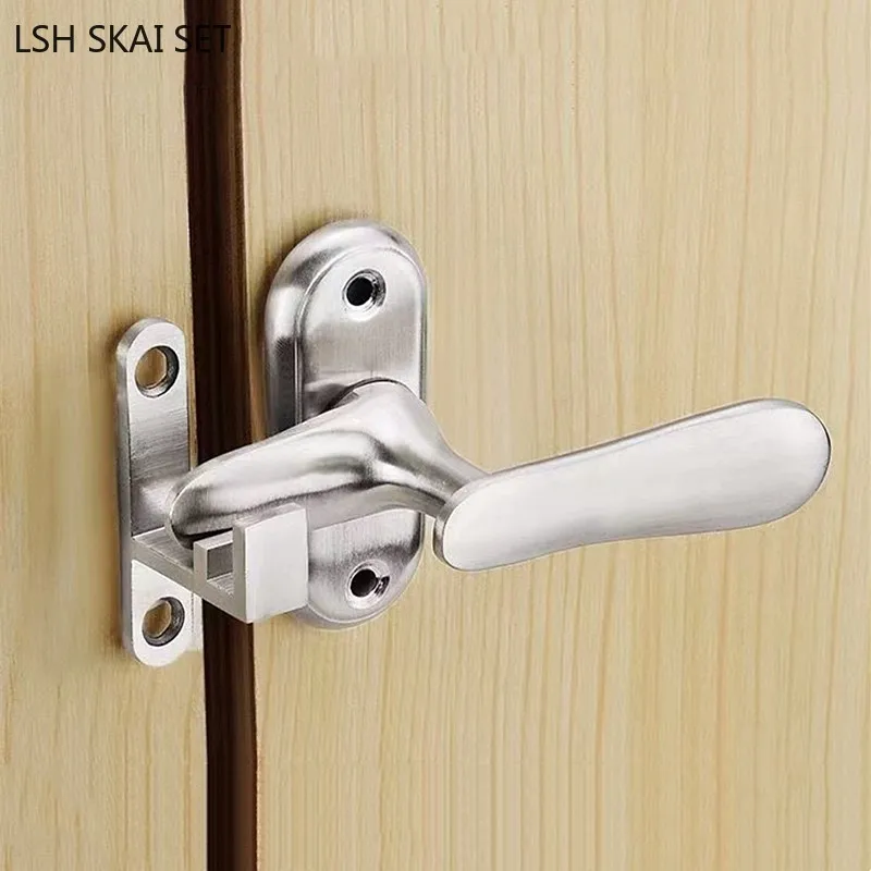 Home Bathroom Hardware - 1pc Stainless Steel Door Window Latch
