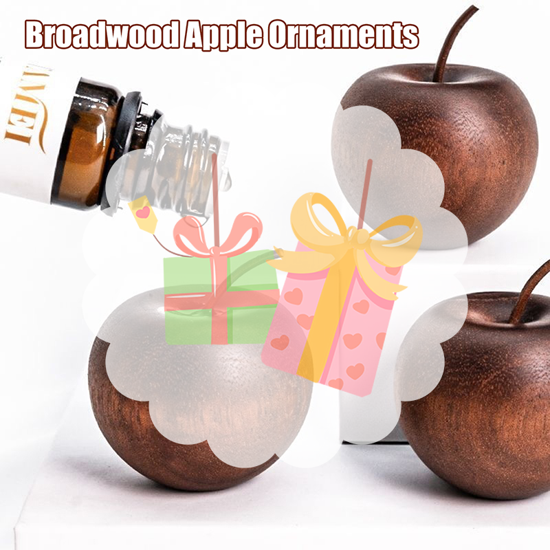 Home Bathroom Decor - 1PCS Of Wooden Apple Shaped Essential