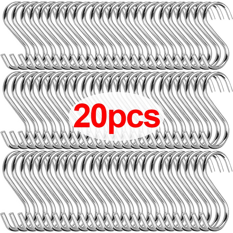 Towel Bar Stainless - New Stainless Steel S-Shape Hooks Multi-function