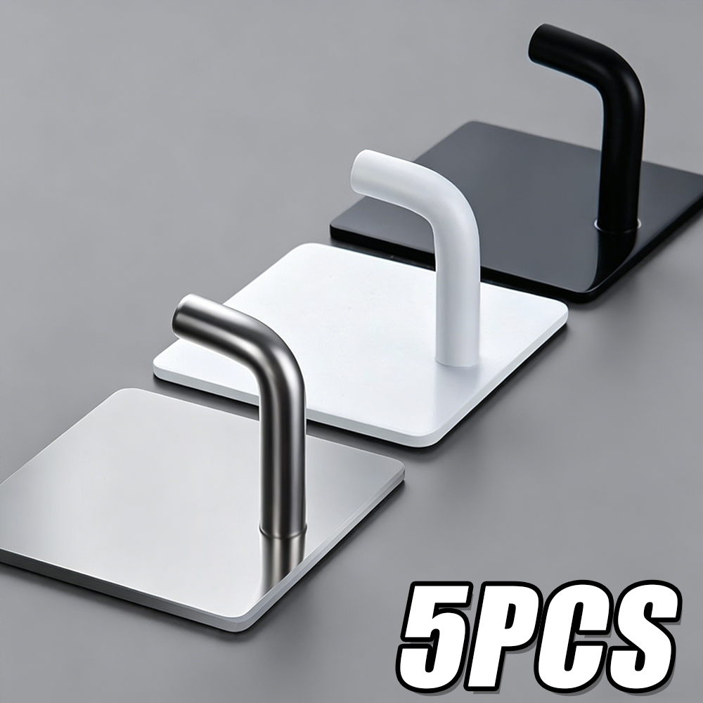 Towel Bar Stainless - Stainless Steel Bathroom Robe Hooks Adhesive