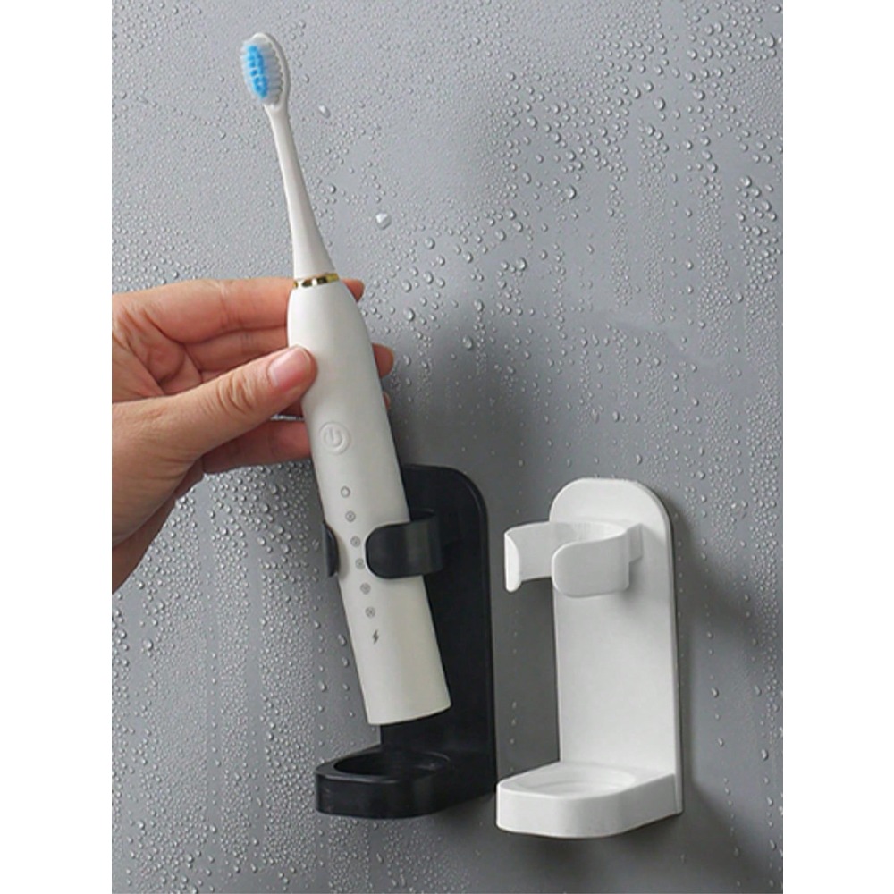 Home Essentials Bathroom Rack - 1pc No Drill Electric Toothbrush Holder,