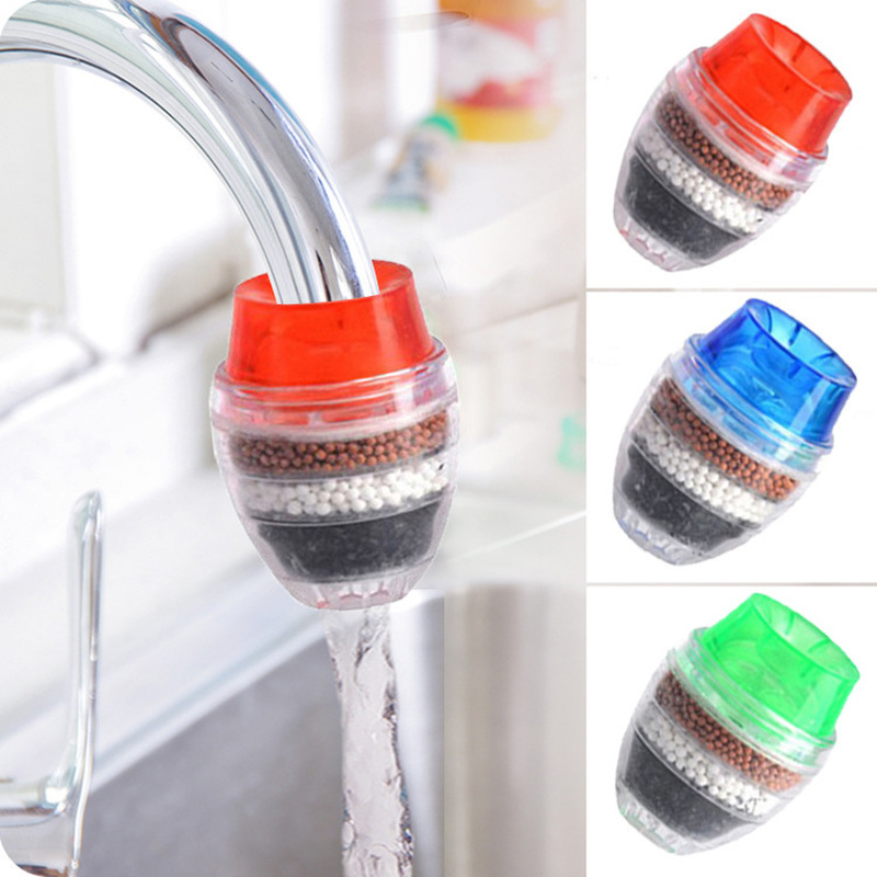 Home Bathroom Faucets - 5 Layers Activated Carbon Water Purifier