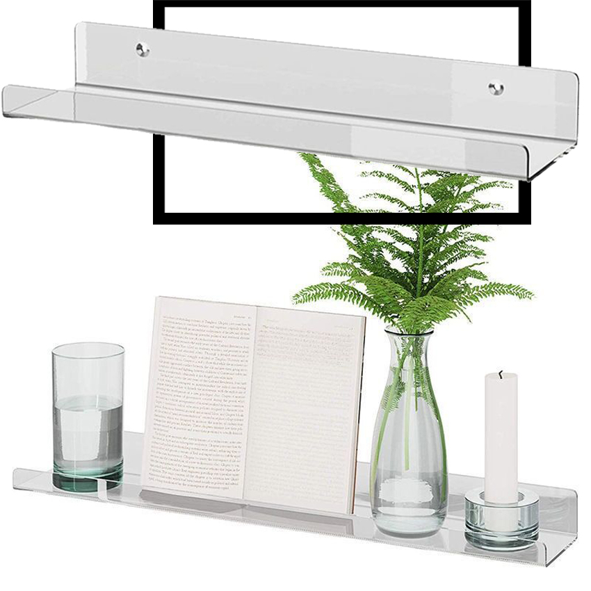 Zara Home Bathroom Accessories - Transparent Acrylic Storage Rack Living Room