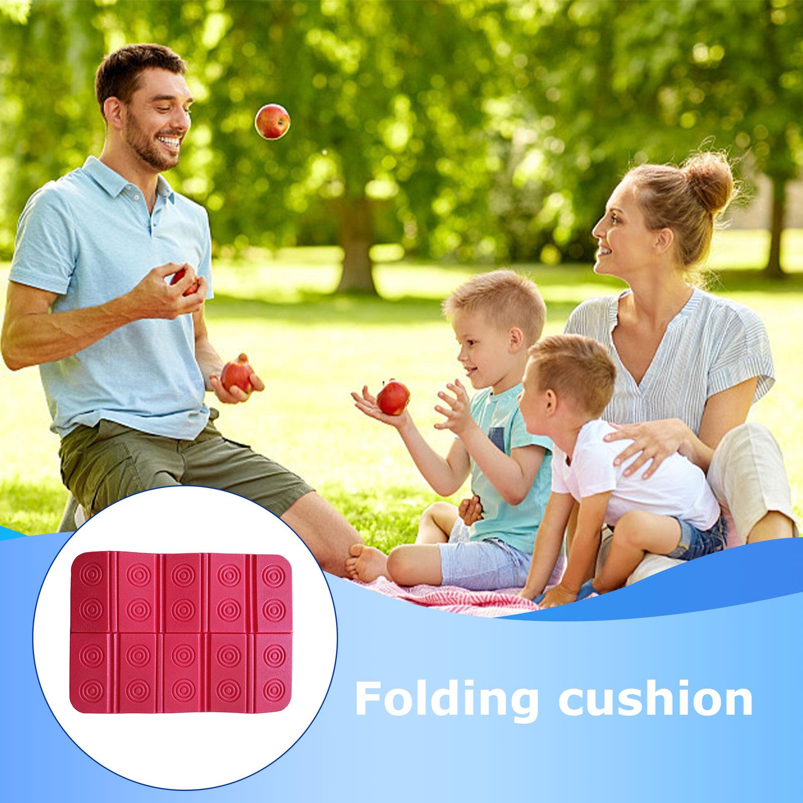 Home Bathroom Rugs - Foldable Outdoor Camping Seat Cushion, Portable