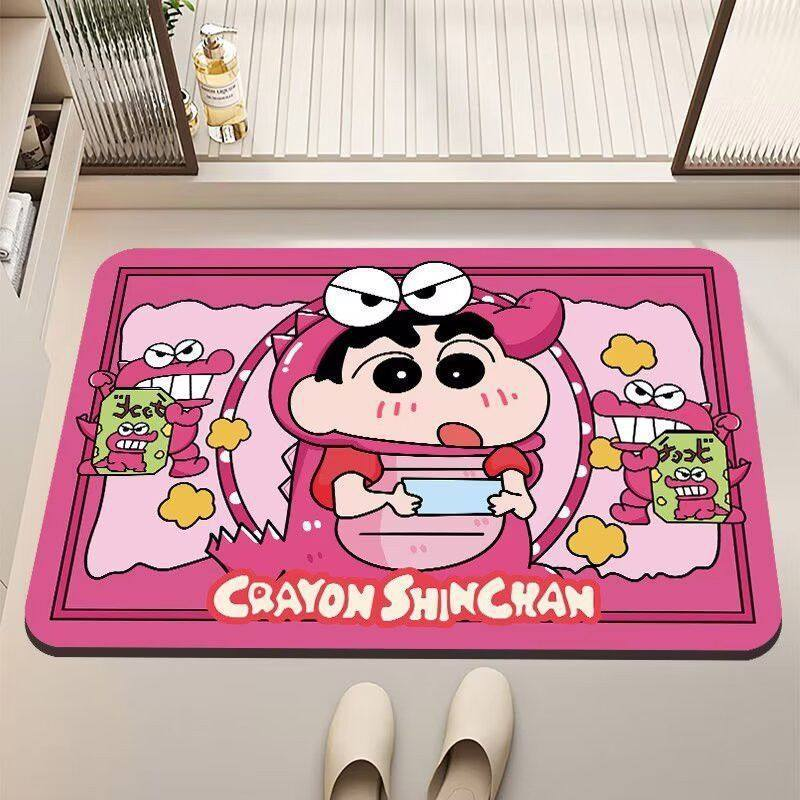 Home Bathroom Rugs - Crayon Shin-Chan Cartoon Diatomaceous Earth Bath