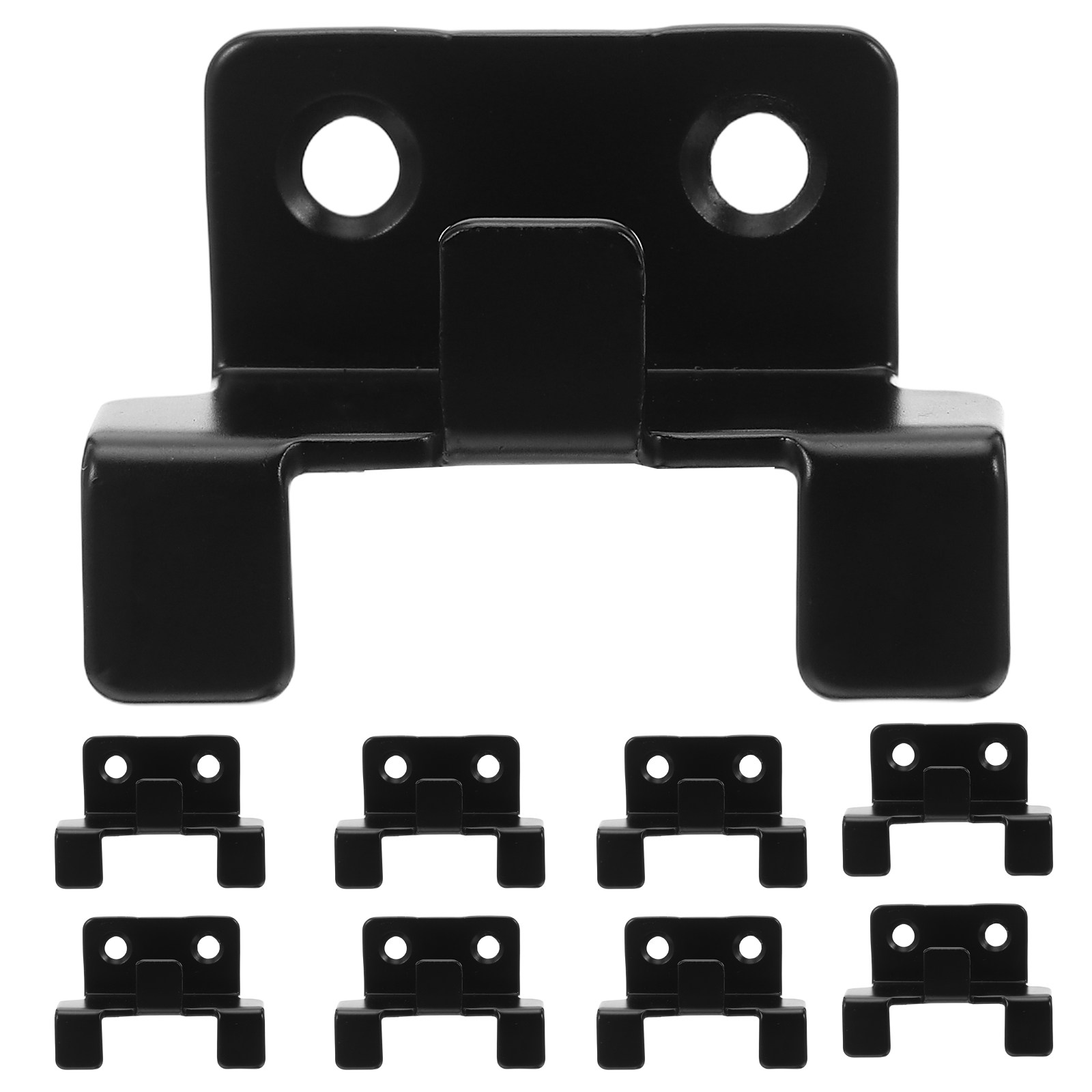 Home Bathroom Tiles Design - 12Pcs Black Stainless Steel Tile Wall