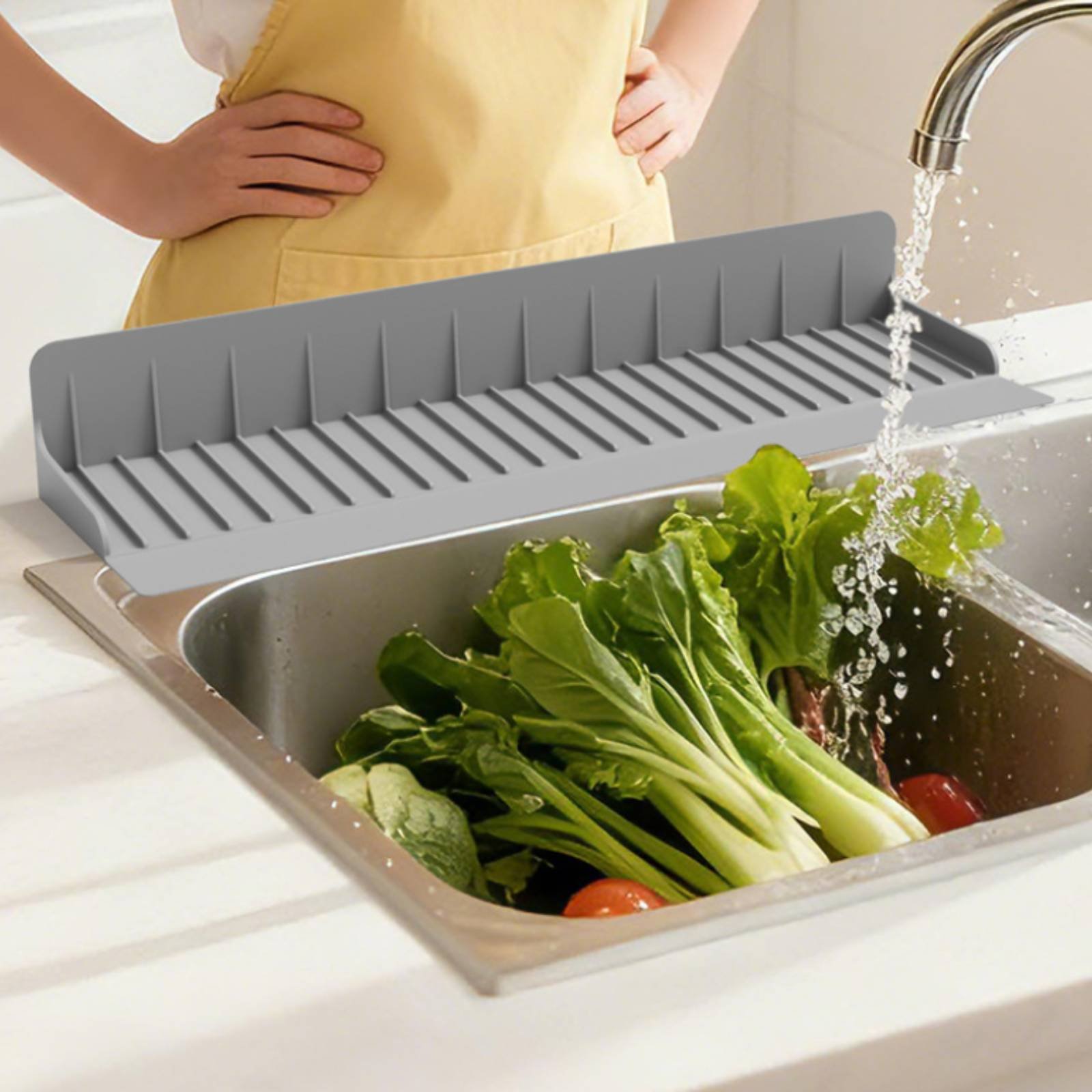 Home Bathroom Faucets - Silicone Sink Splash Guard Waterproof Faucet