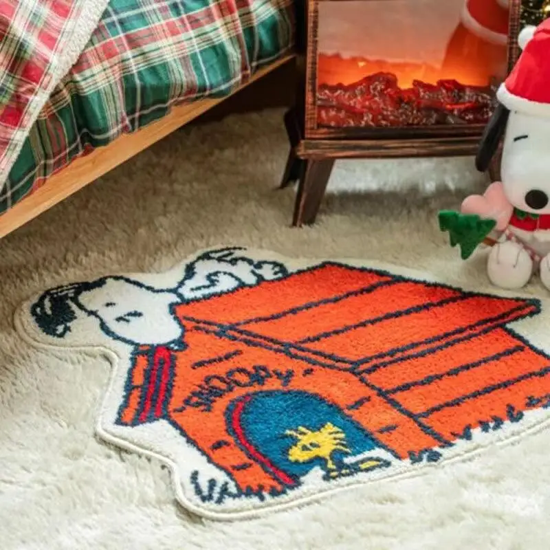Home Bathroom Rugs - Cute Snoopy Cartoon Floor Mat Home