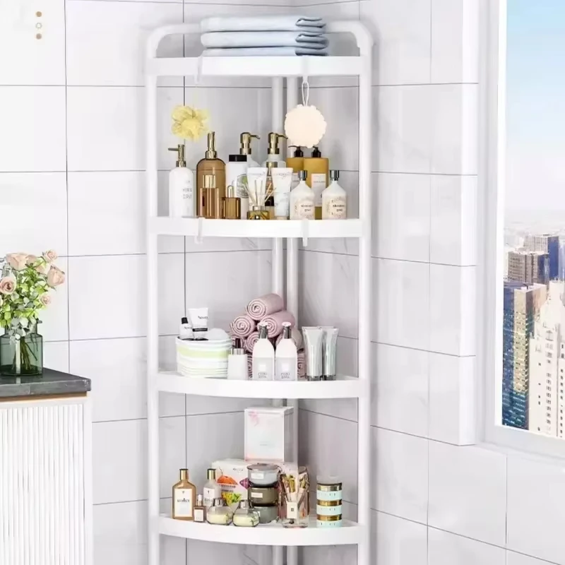 Home Essentials Bathroom Rack - Floor Standing Storage Rack For Bathrooms
