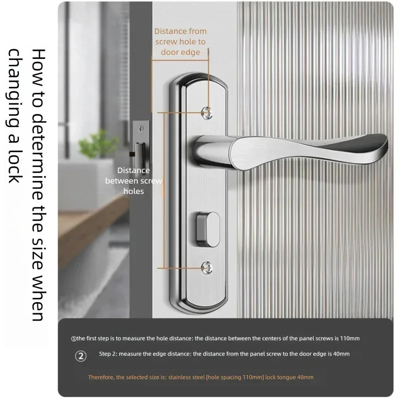 Stainless Steel Keyless Door L - Home Bathroom Fittings のレビューと価格