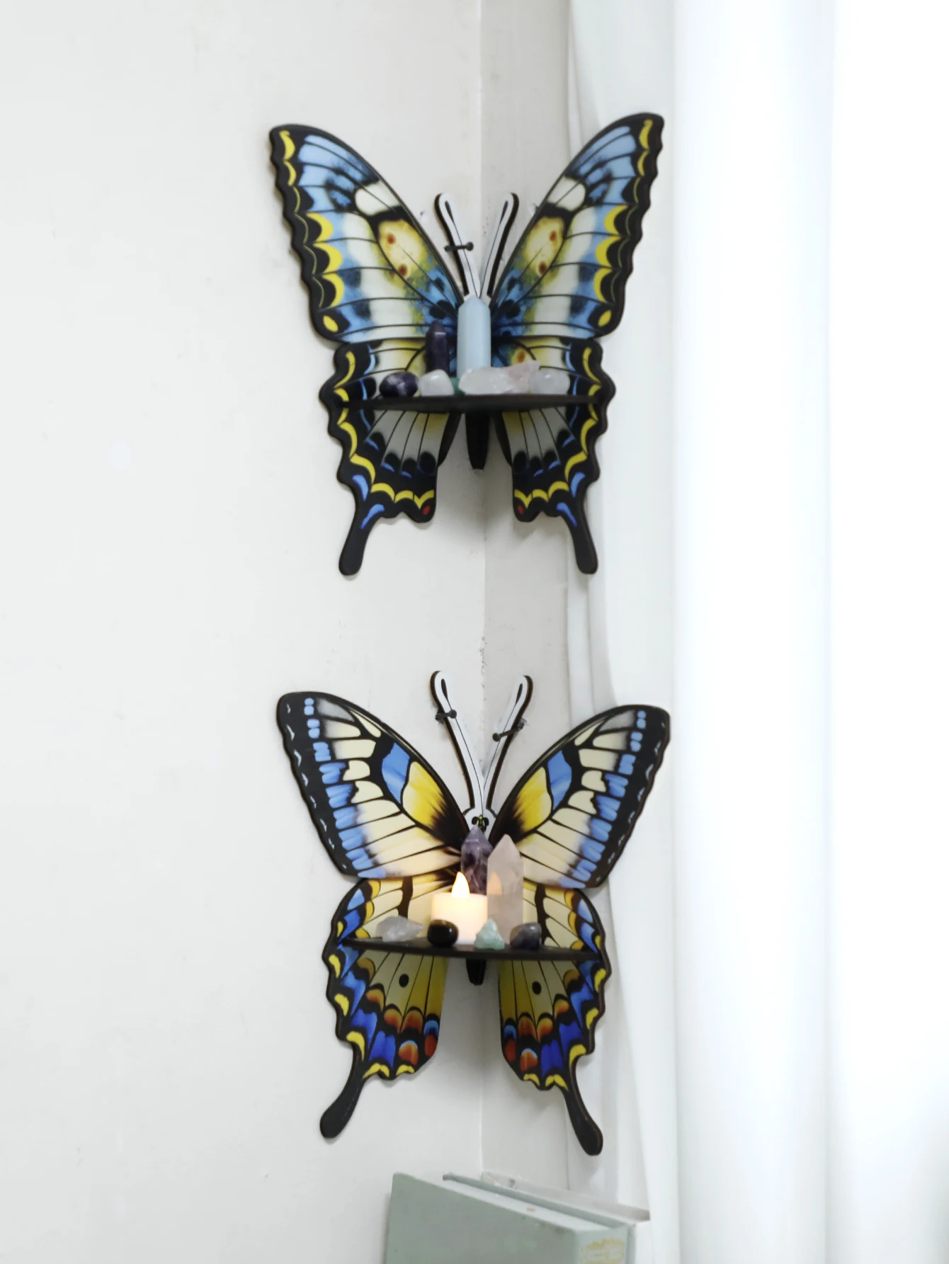 Three Color Butterfly Crystal  - Home Essentials Bathroom Rack のレビューと価格