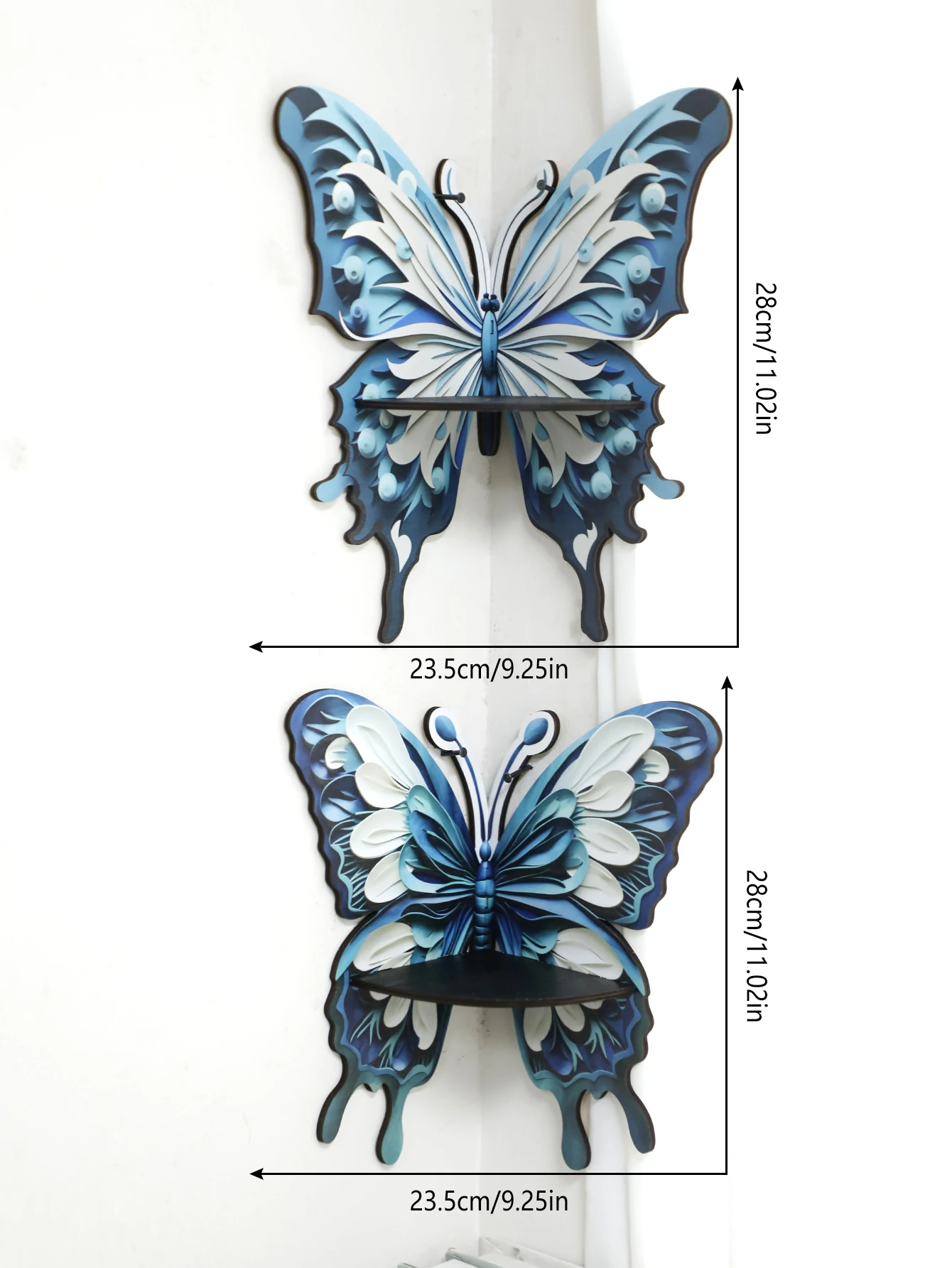 Three Color Butterfly Crystal  - Home Essentials Bathroom Rack のレビューと価格
