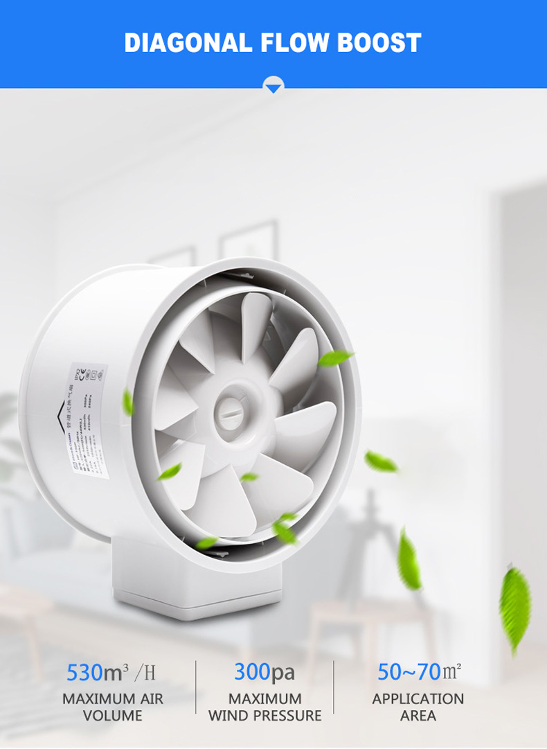 2026 6'' Inline Duct Fan Air V - Home Bathroom Extractor Fan のレビューと価格