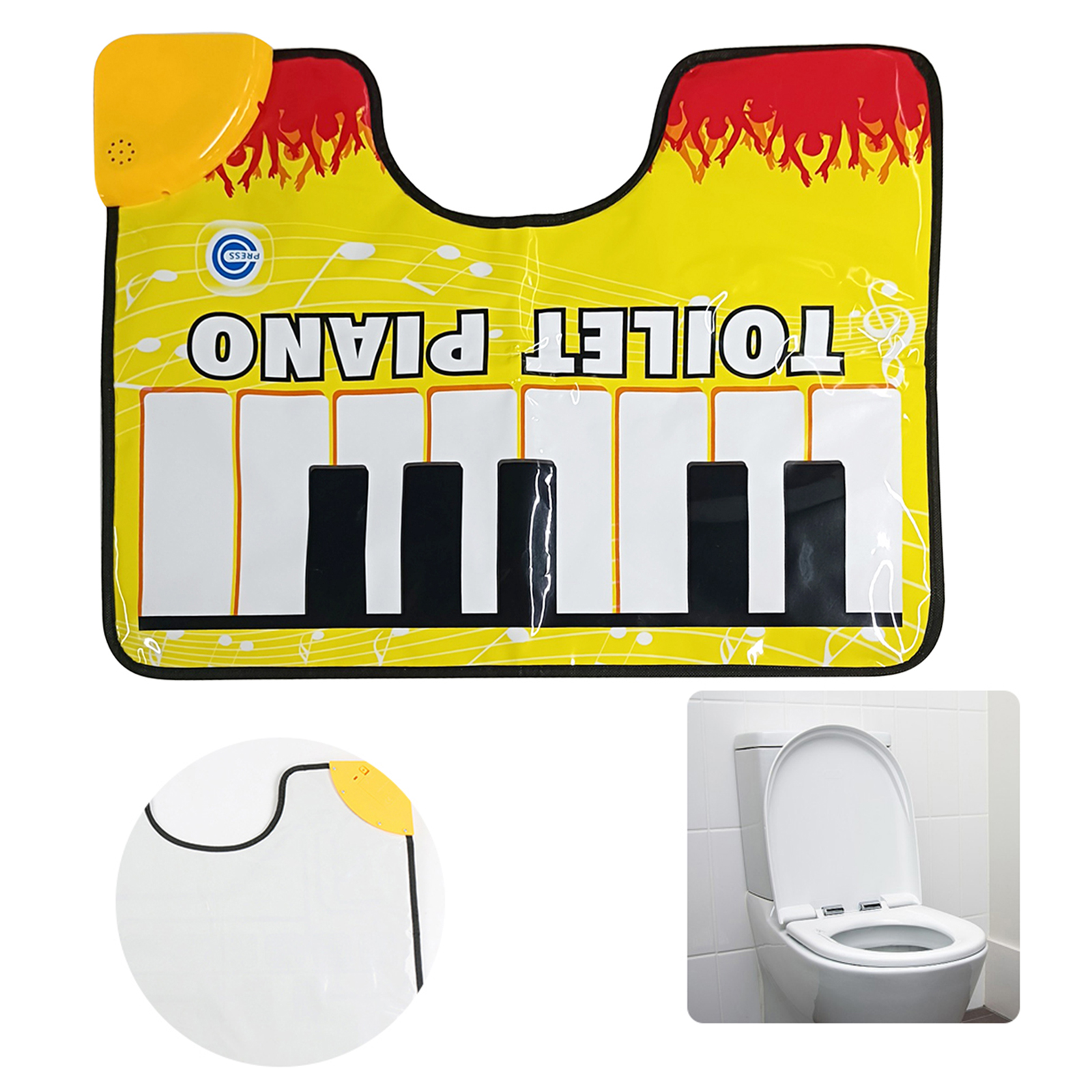 Novelty Potty Piano Sounding C - Home Bathroom Rugs のレビューと価格