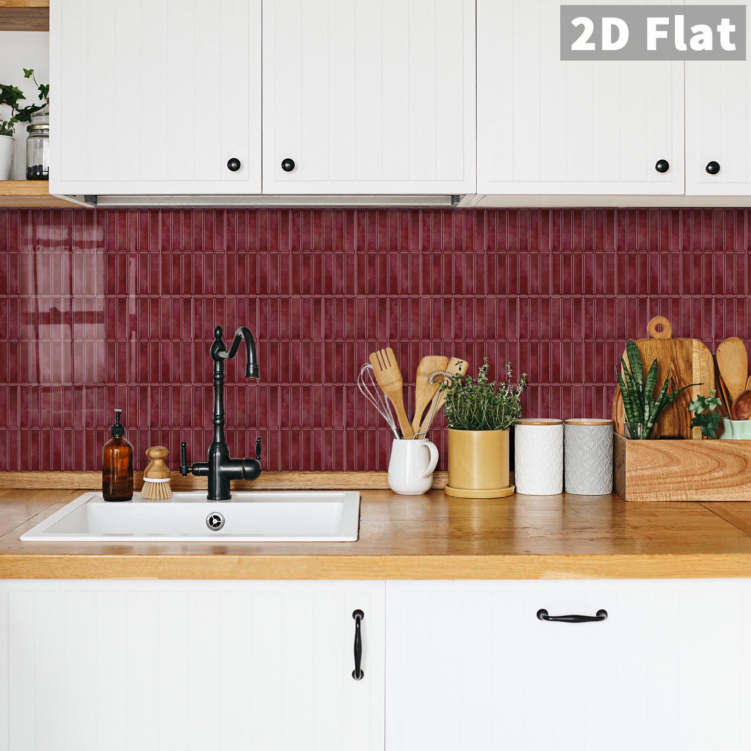 14pcs Self-adhesive tile wall  - Home Bathroom Tiles Design のレビューと価格
