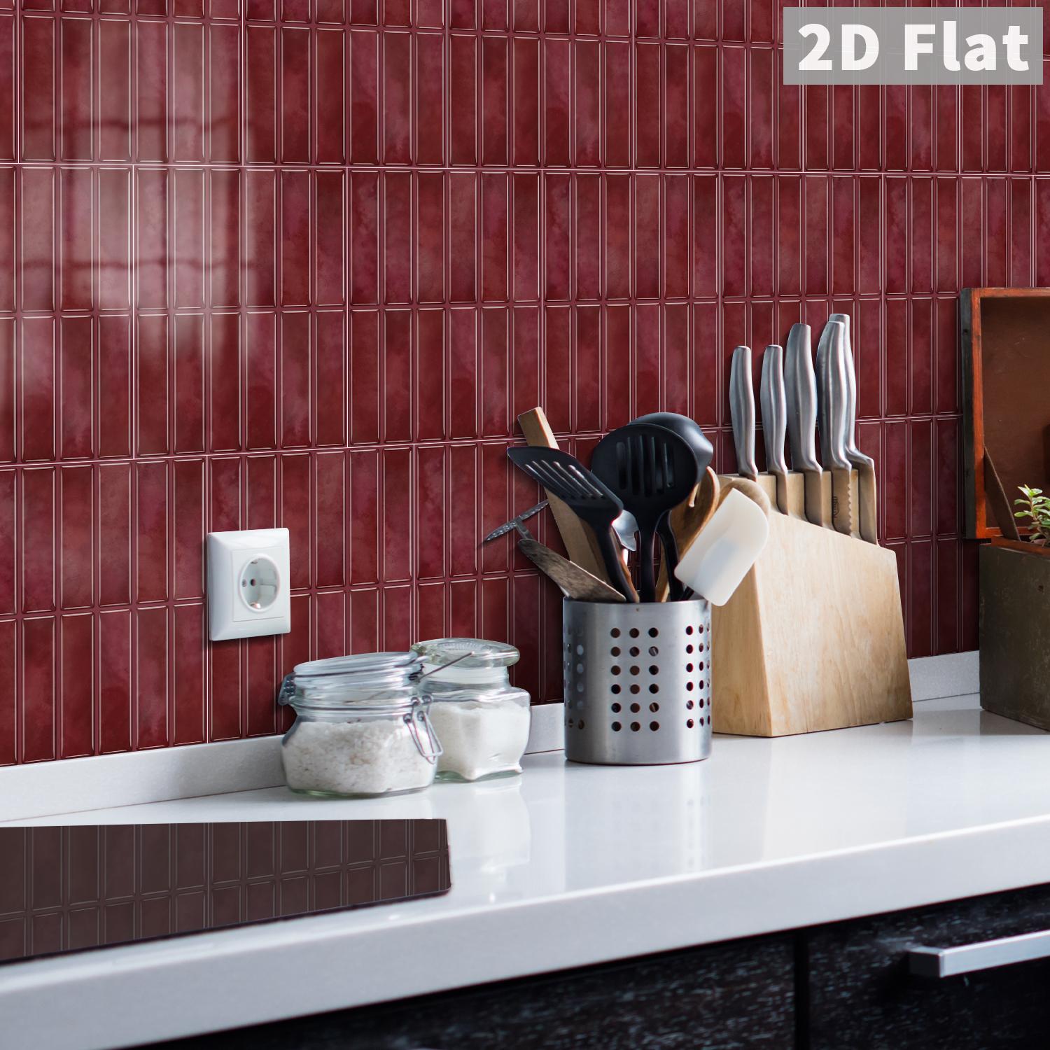 14pcs Self-adhesive tile wall  - Home Bathroom Tiles Design のレビューと価格