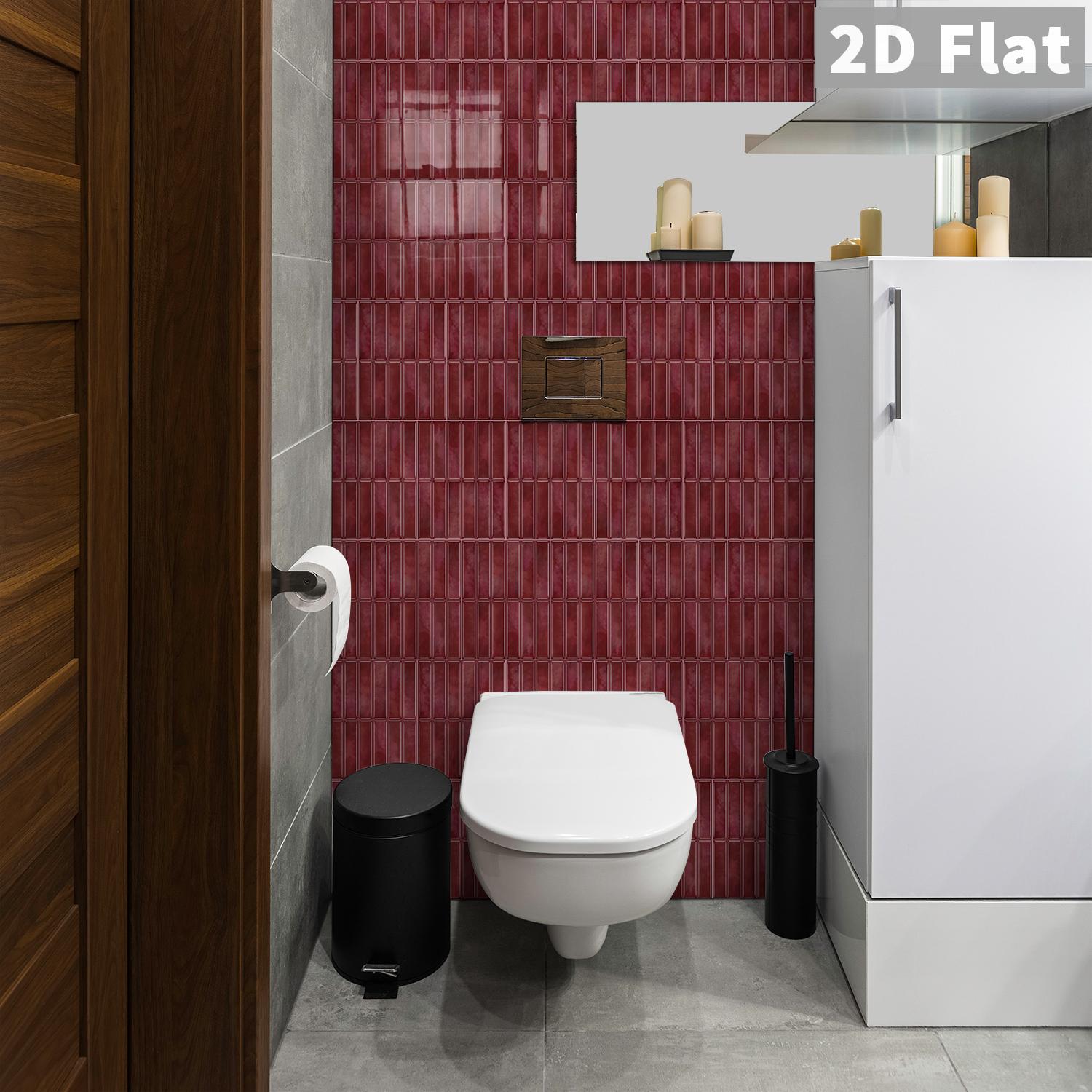14pcs Self-adhesive tile wall  - Home Bathroom Tiles Design のレビューと価格