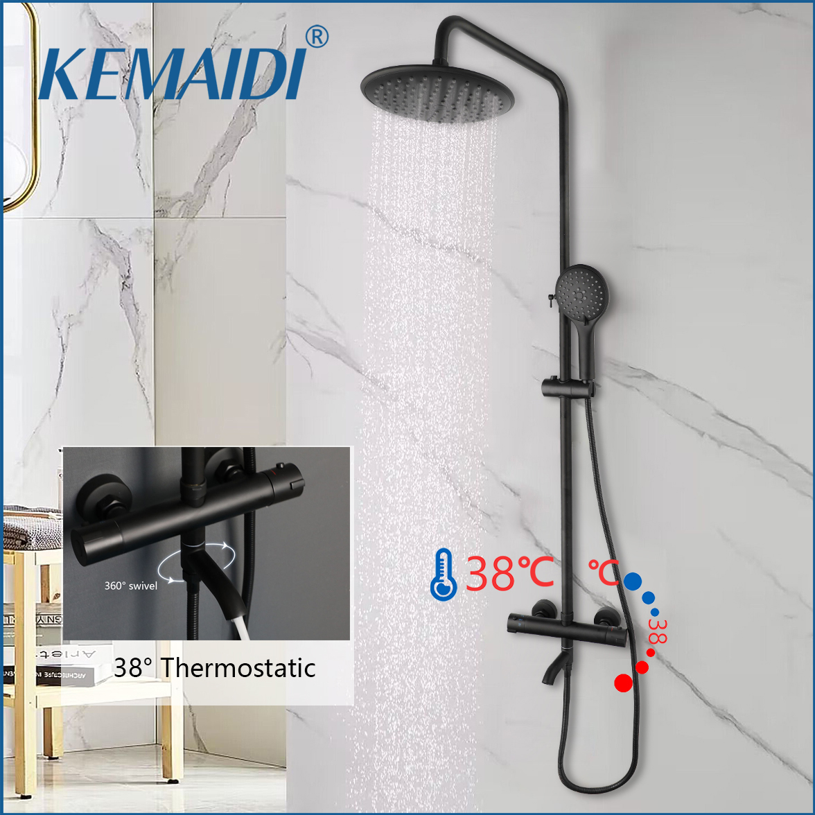 KEMAIDI Thermostatic Shower Se - Home Bathroom Faucets のレビューと価格