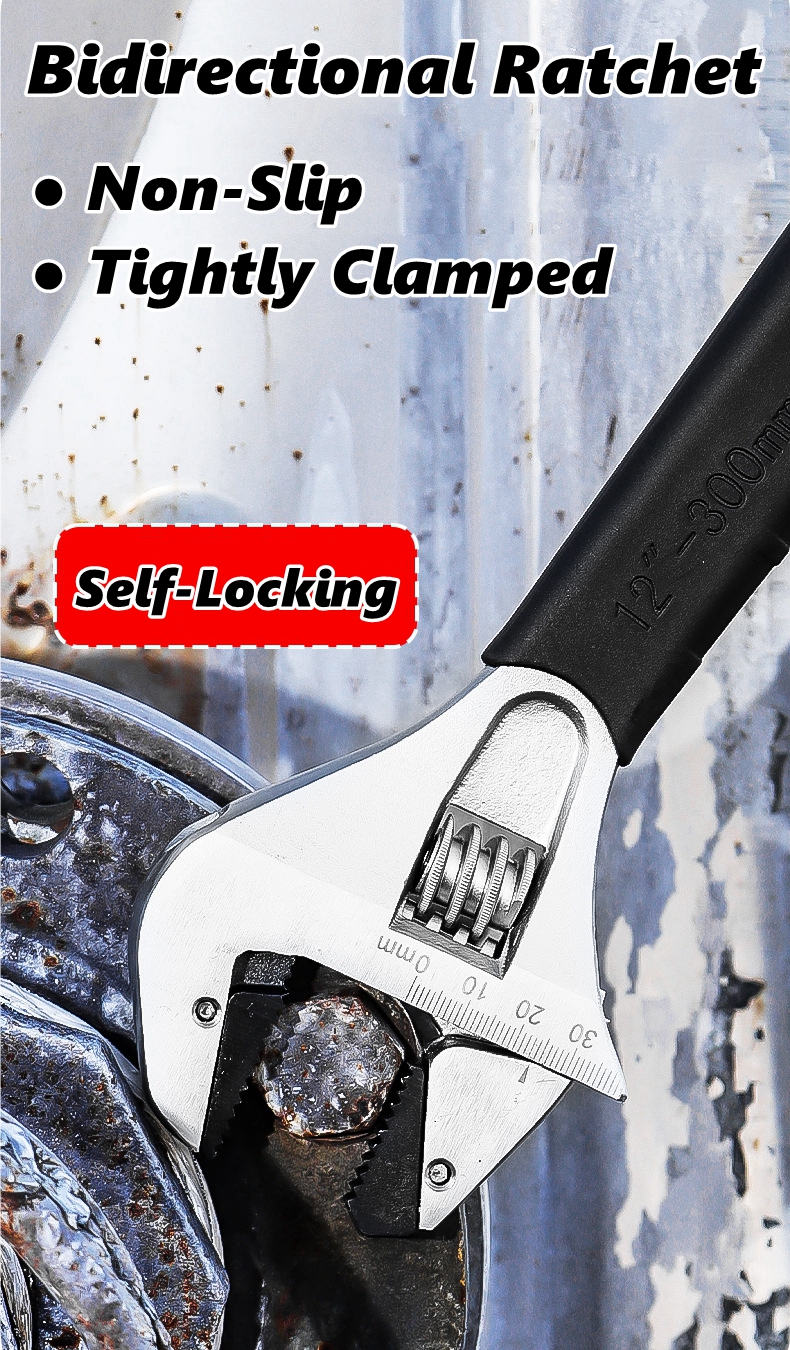 Adjustable Ratchet Wrench Non- - Home Bathroom Lock のレビューと価格