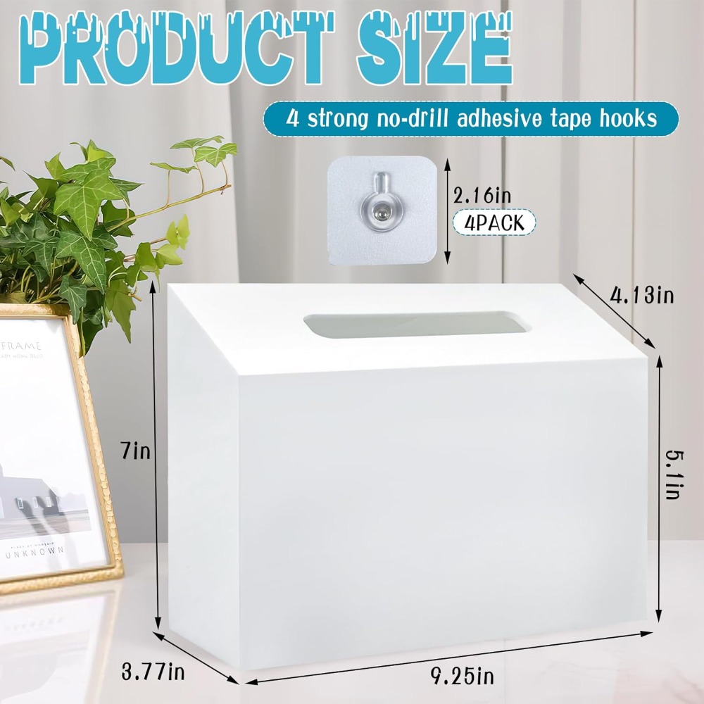 Acrylic Hand Towel Box Cover H - Home Bathroom Paper Towel Dispenser のレビューと価格