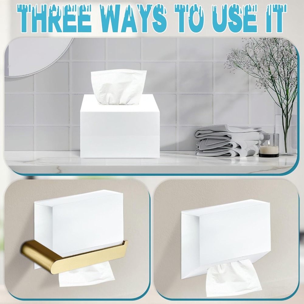 Acrylic Hand Towel Box Cover H - Home Bathroom Paper Towel Dispenser のレビューと価格