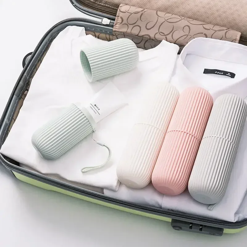 Travel Toothbrush Cup Box Roun - Home Goods Bathroom Storage のレビューと価格
