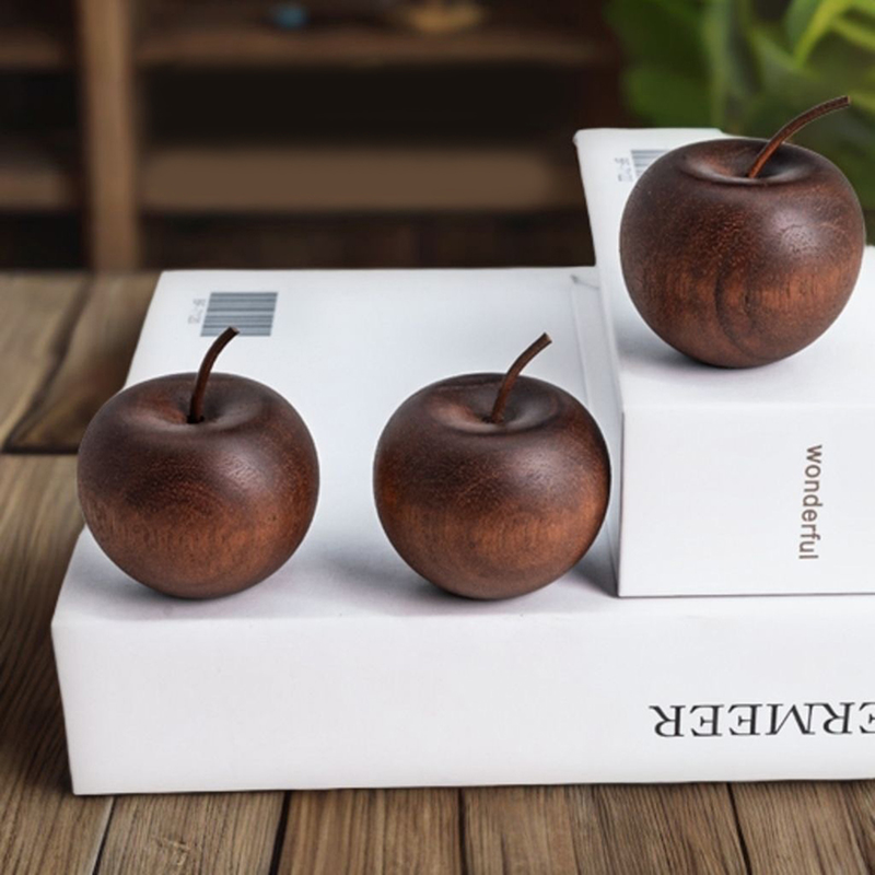 1PCS Of Wooden Apple Shaped Es - Home Bathroom Decor のレビューと価格
