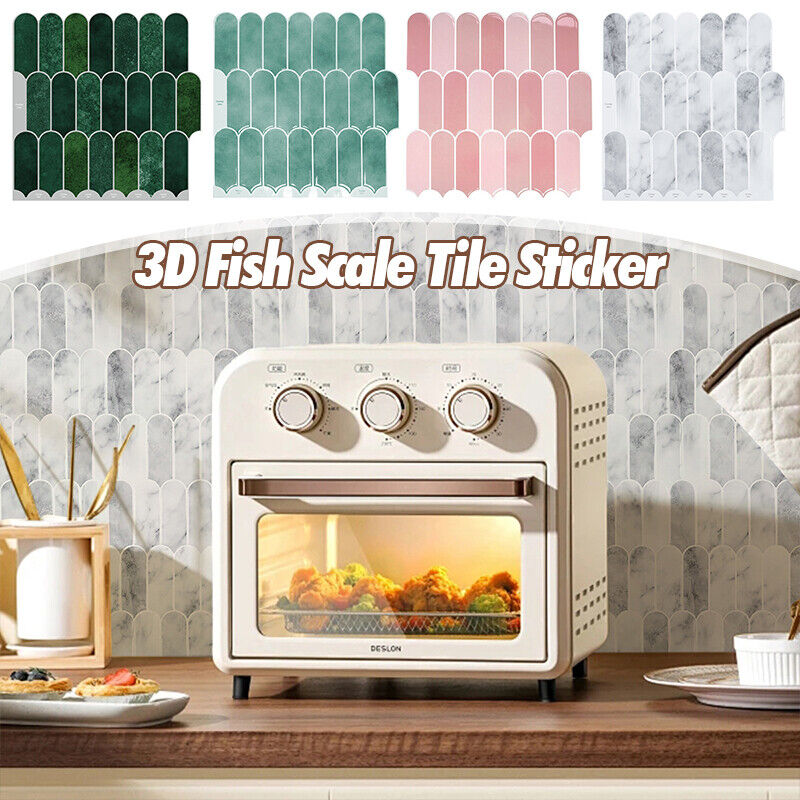 1PC 3D Self-adhesive Wall Stic - Home Bathroom Tiles Design のレビューと価格