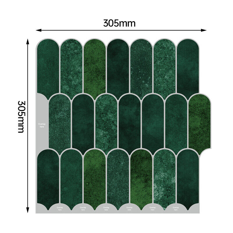 1PC 3D Self-adhesive Wall Stic - Home Bathroom Tiles Design のレビューと価格