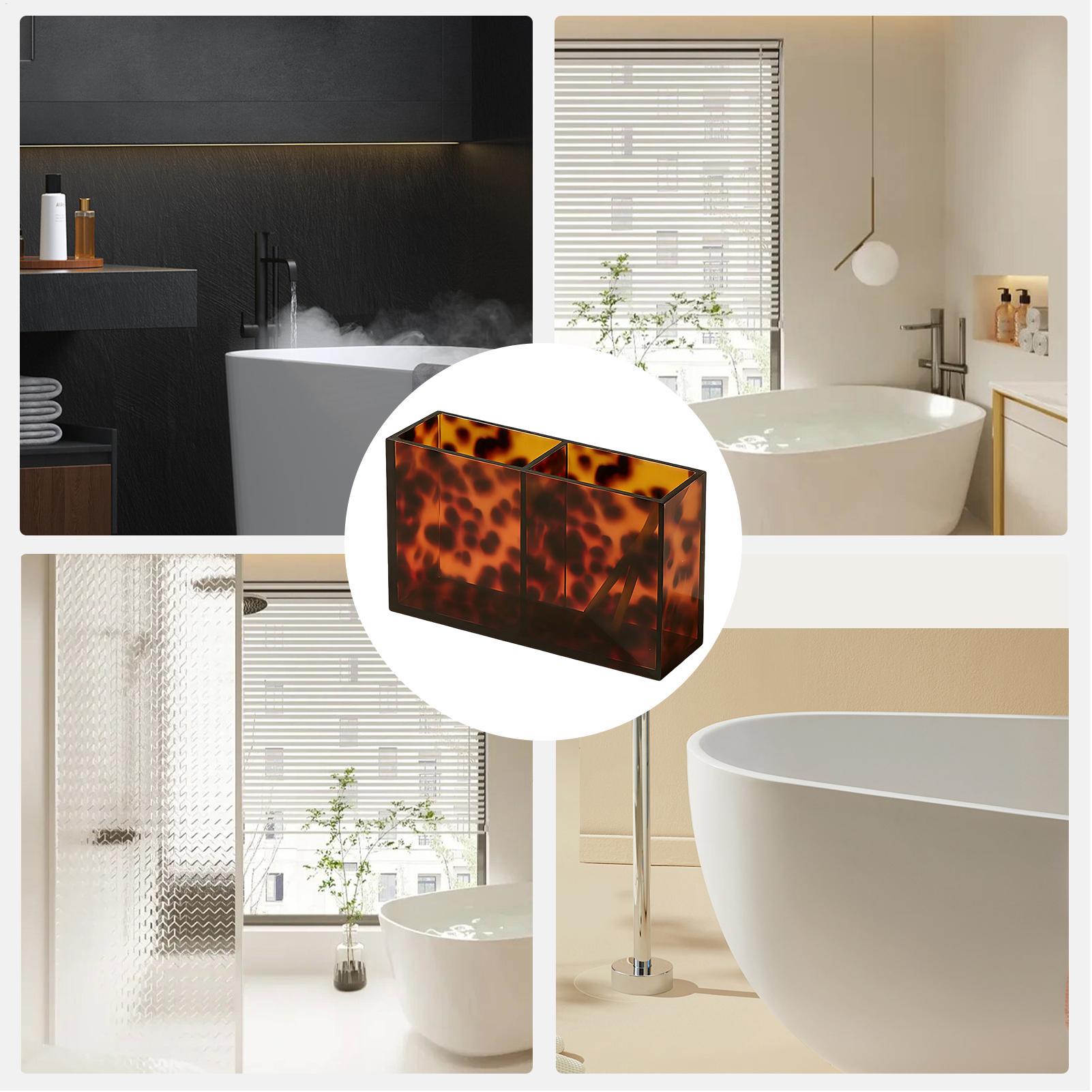 Bathroom Counter Tray Tortoise - Home Bathroom Decor のレビューと価格