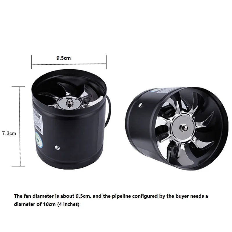 4 Inch Fan Air Ventilator For  - Home Bathroom Extractor Fan のレビューと価格
