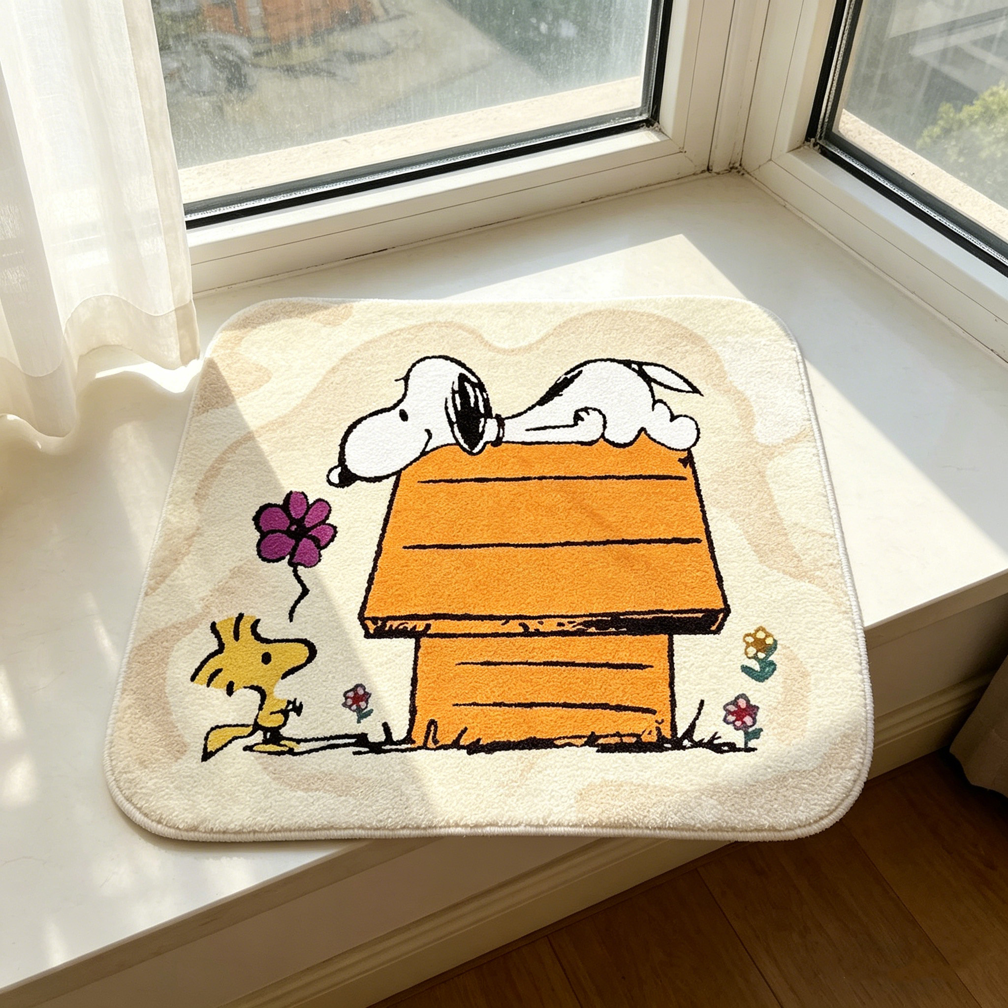 Cute Cartoon Snoopy House Shap - Home Bathroom Rugs のレビューと価格
