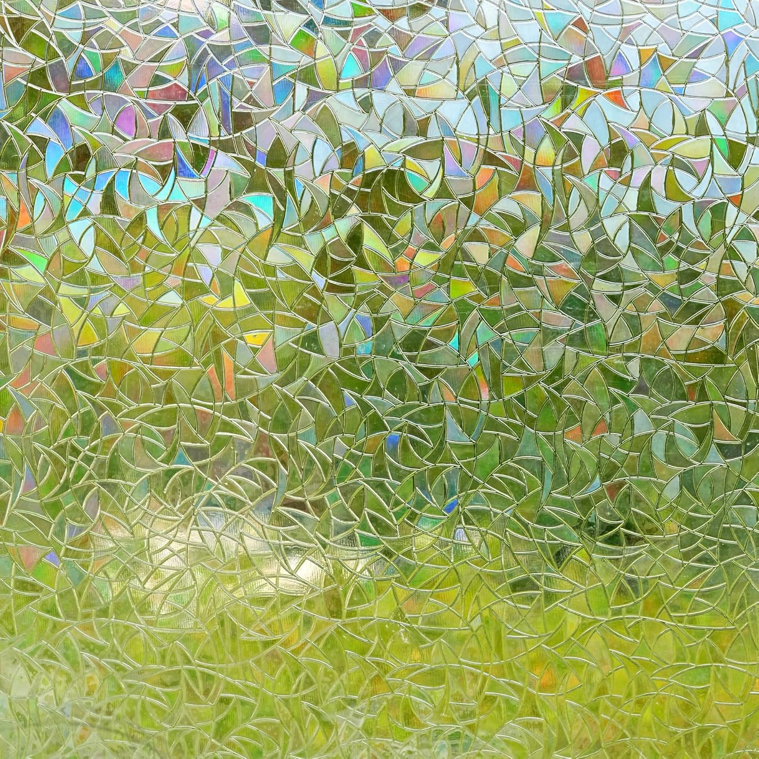 Rainbow Window Cling Privacy F - Home Bathroom Decor のレビューと価格