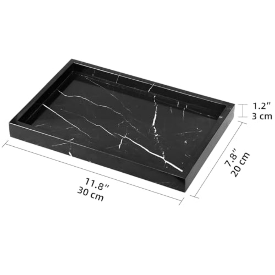Marble Bathroom Vanity Tray, N - Home Bathroom Decor のレビューと価格