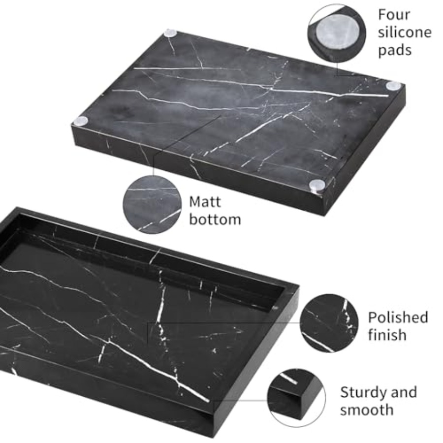 Marble Bathroom Vanity Tray, N - Home Bathroom Decor のレビューと価格