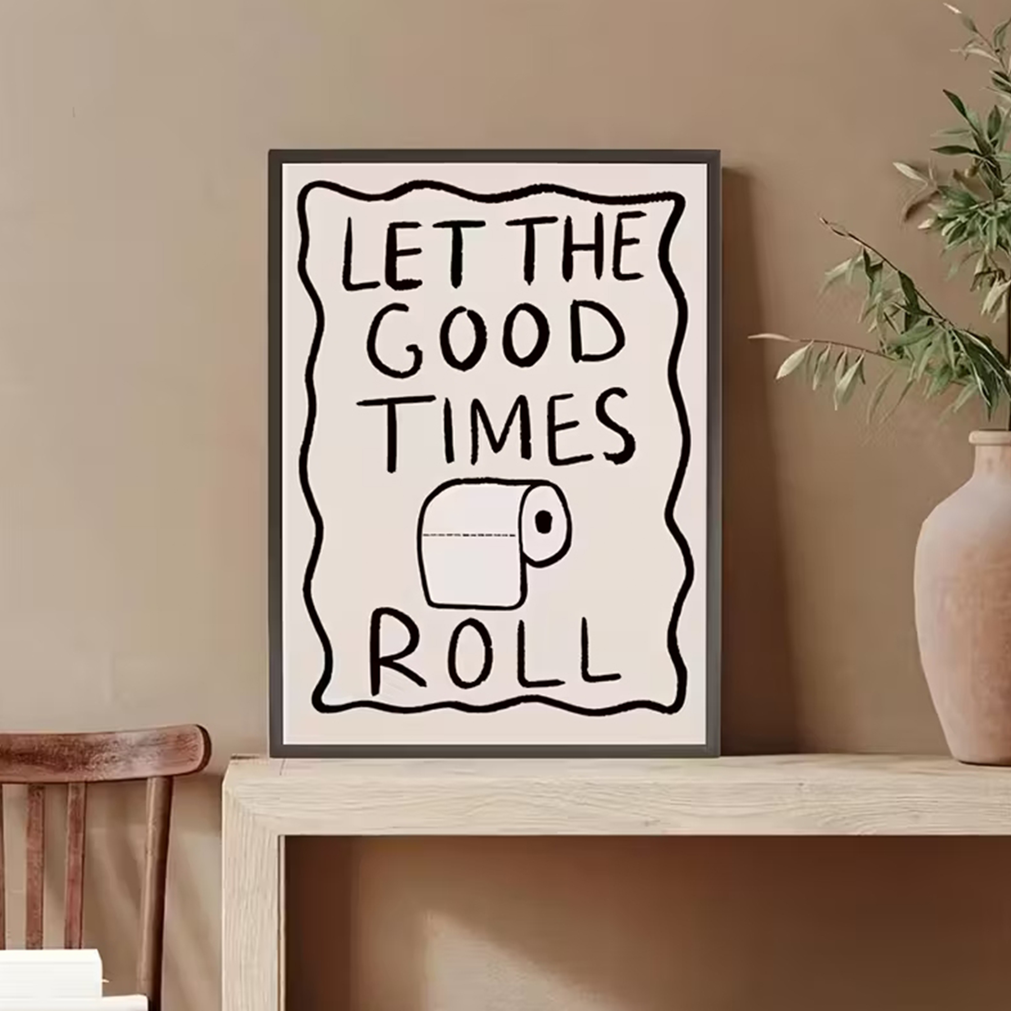 Funny Toilet  Let The G00d Tim - Home Bathroom Decor のレビューと価格