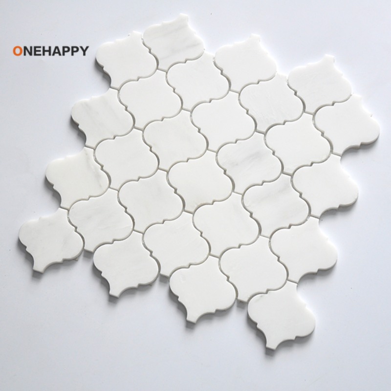 Lantern Volakas Marble Mosaic  - Home Bathroom Tiles Design のレビューと価格