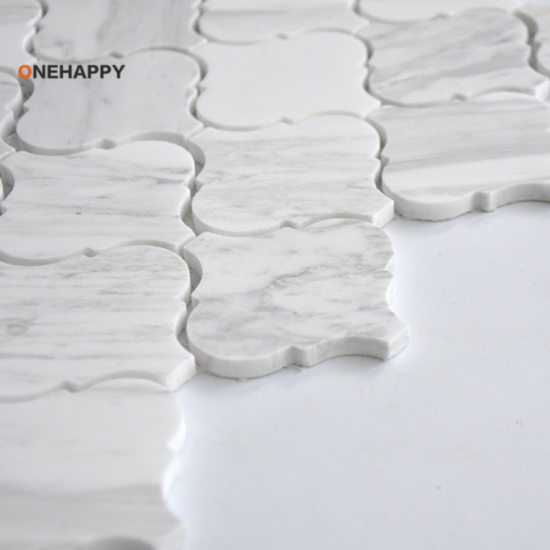 Lantern Volakas Marble Mosaic  - Home Bathroom Tiles Design のレビューと価格
