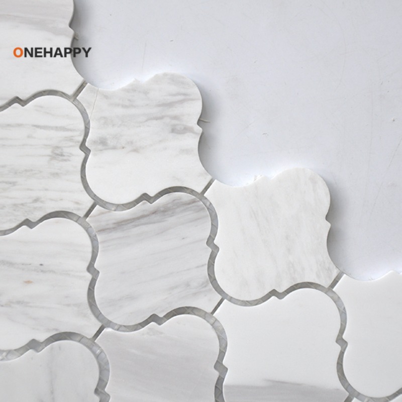 Lantern Volakas Marble Mosaic  - Home Bathroom Tiles Design のレビューと価格