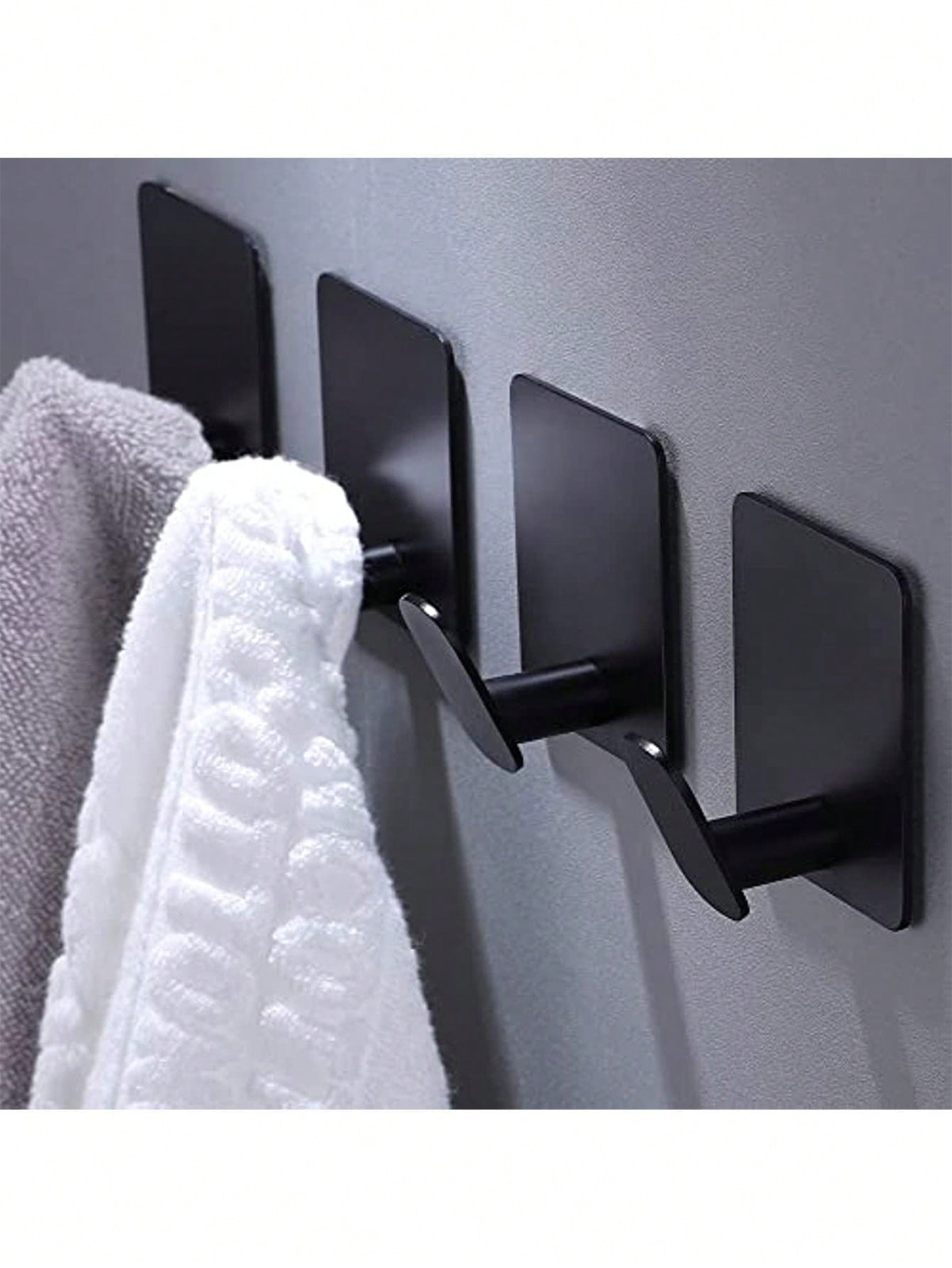 2pcs Adhesive Towel Hooks/Bath - Home Bathroom Decor のレビューと価格