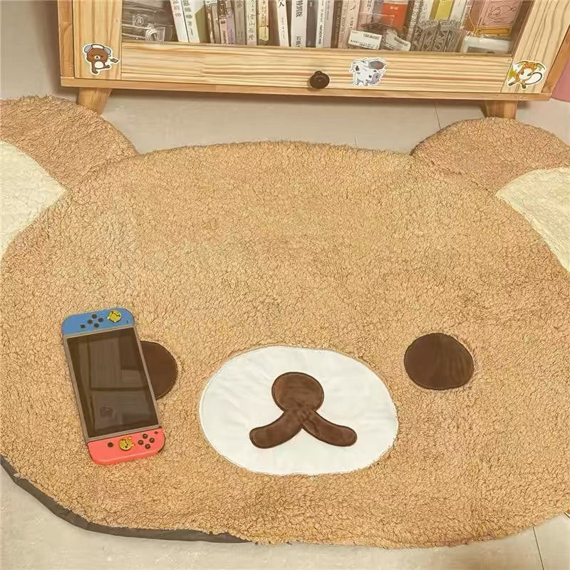 Cartoon Rilakkumas Plush Rug K - Home Bathroom Rugs のレビューと価格