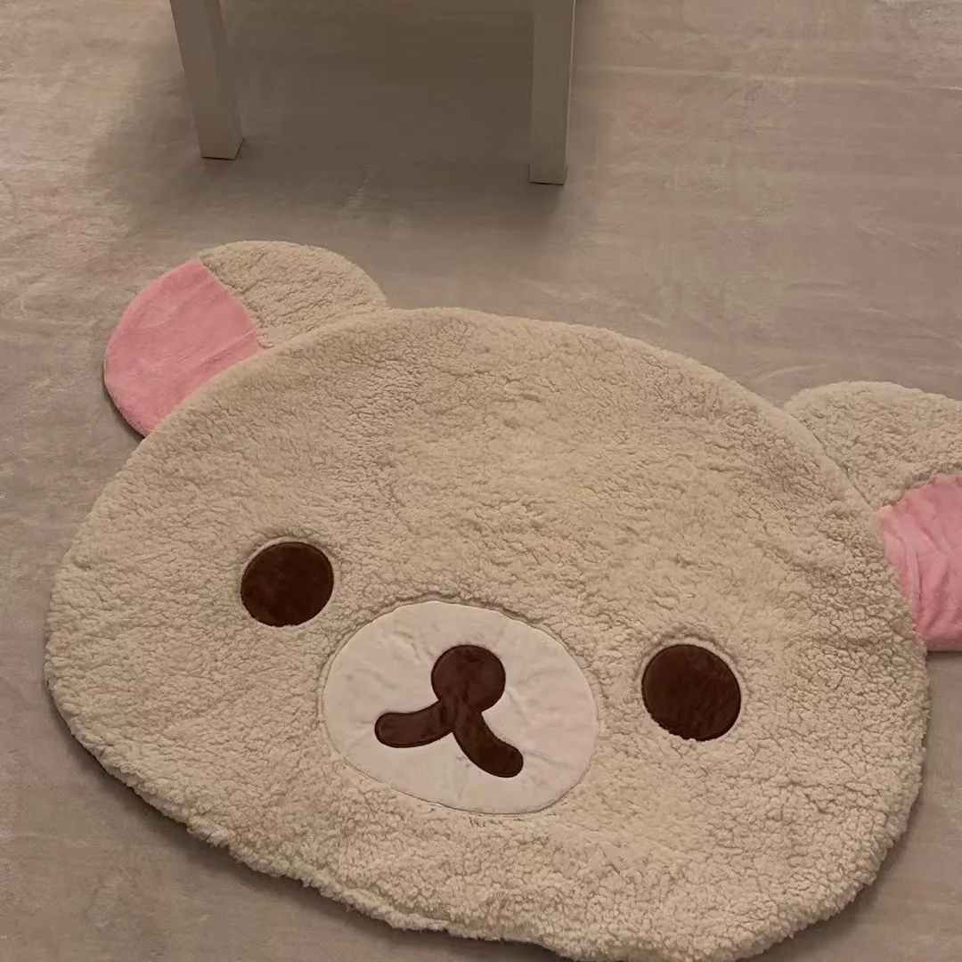 Cartoon Rilakkumas Plush Rug K - Home Bathroom Rugs のレビューと価格