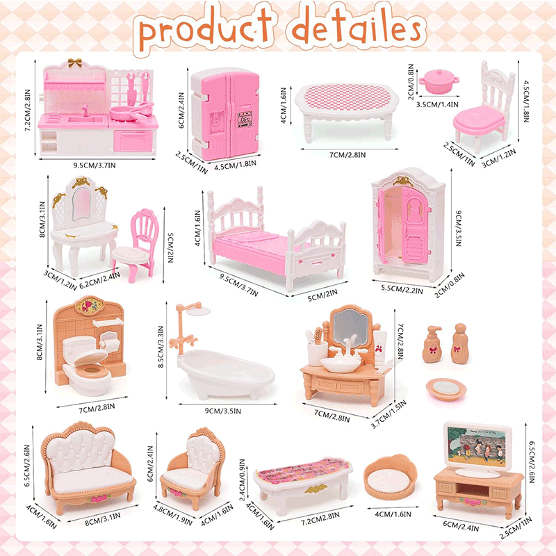 Dollhouse Furniture Set Access - Zara Home Bathroom Accessories のレビューと価格