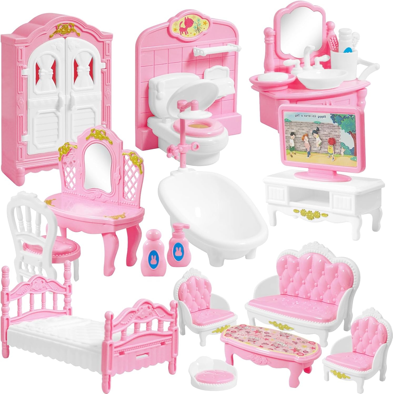 Dollhouse Furniture Set Access - Zara Home Bathroom Accessories のレビューと価格