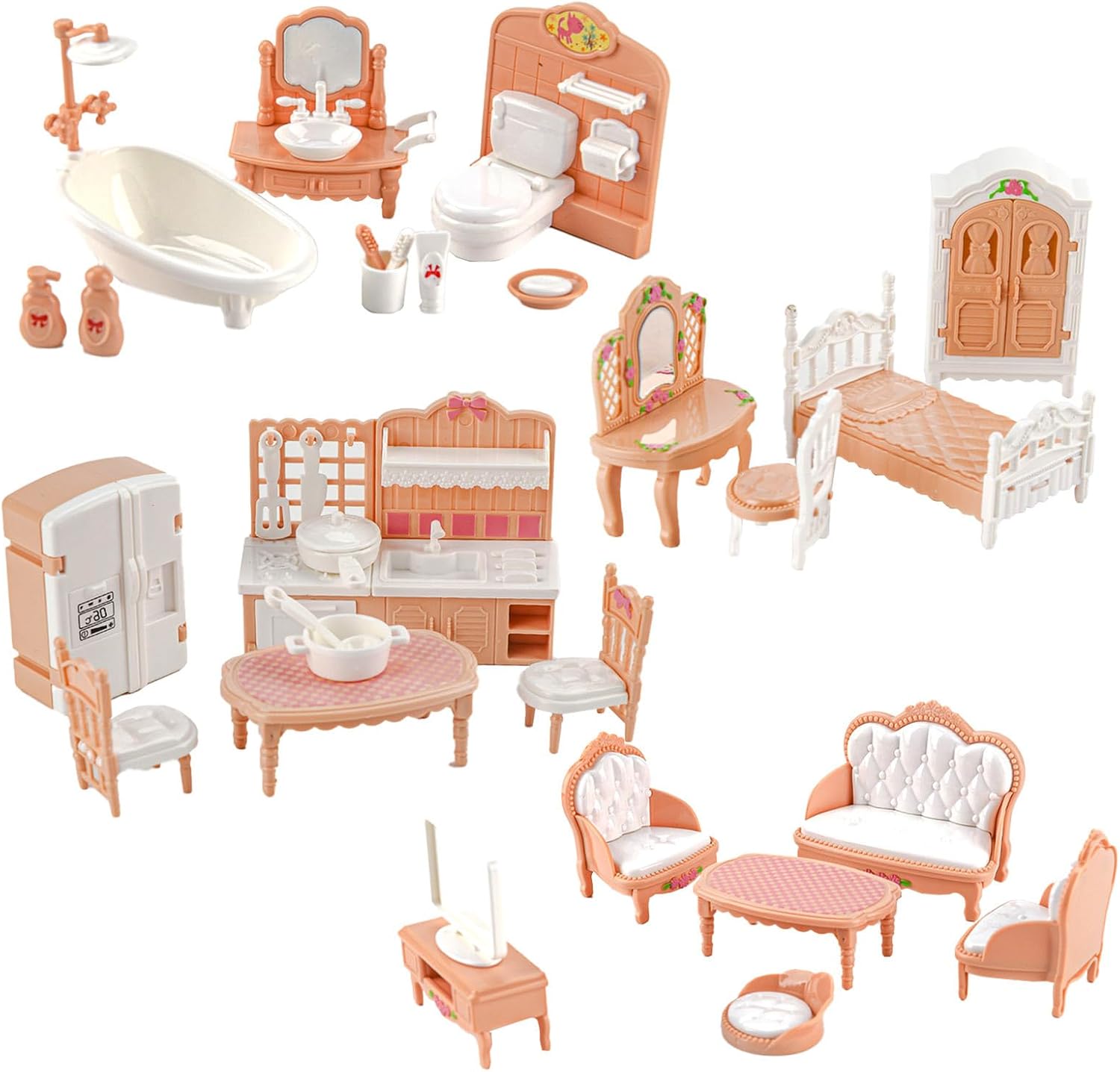 Dollhouse Furniture Set Access - Zara Home Bathroom Accessories のレビューと価格