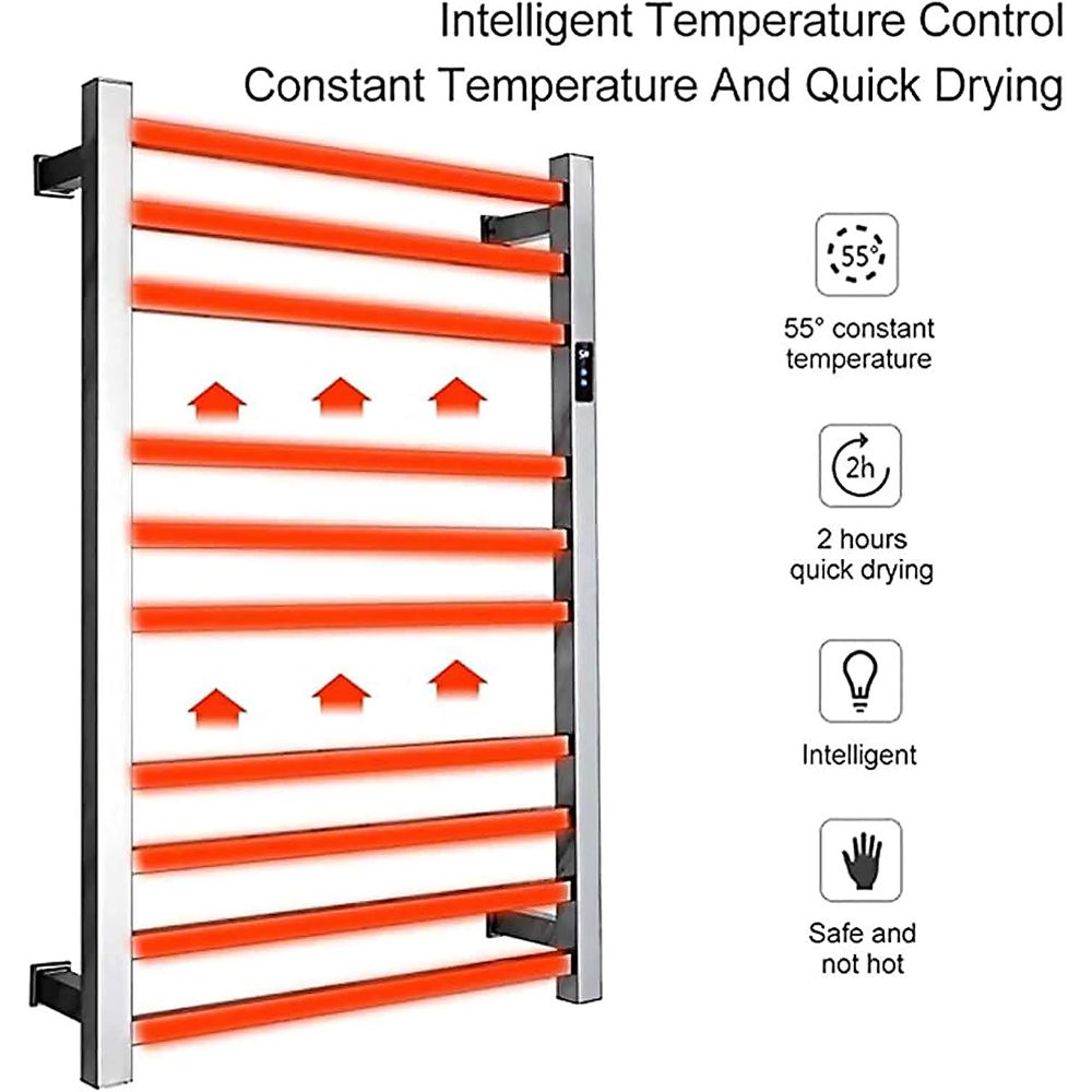Electric Towel Warmer,with Tim - Towel Bar Stainless のレビューと価格