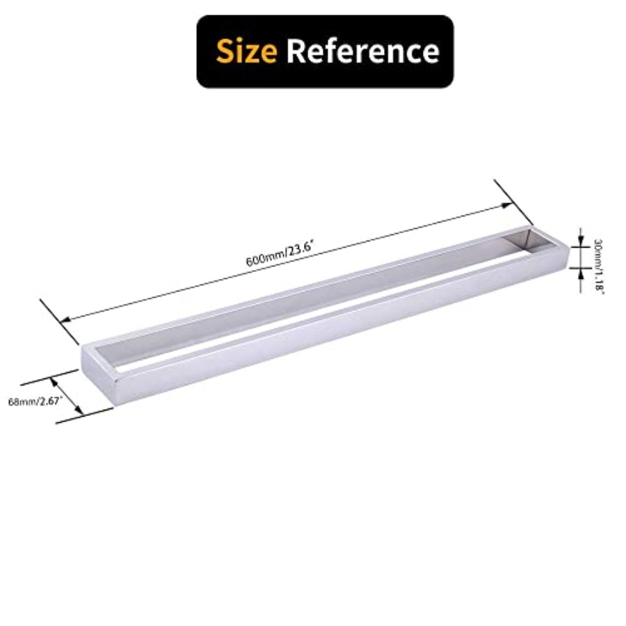 SUS 304 Stainless Steel 24-Inc - Towel Bar Stainless のレビューと価格