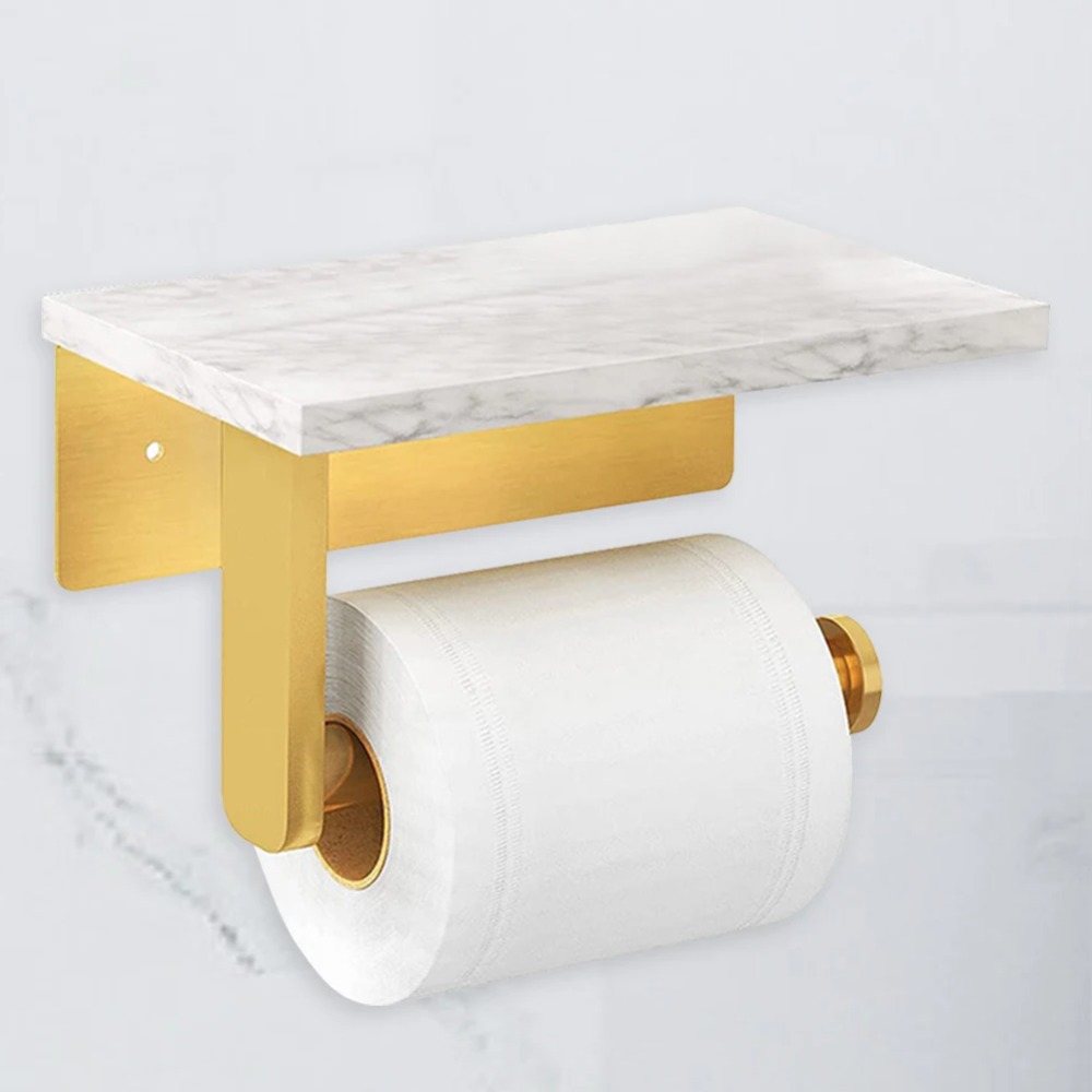 Marble Paper Storage Rack Meta - Home Bathroom Paper Towel Dispenser のレビューと価格
