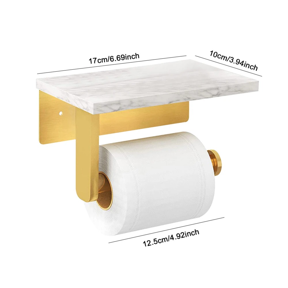 Marble Paper Storage Rack Meta - Home Bathroom Paper Towel Dispenser のレビューと価格